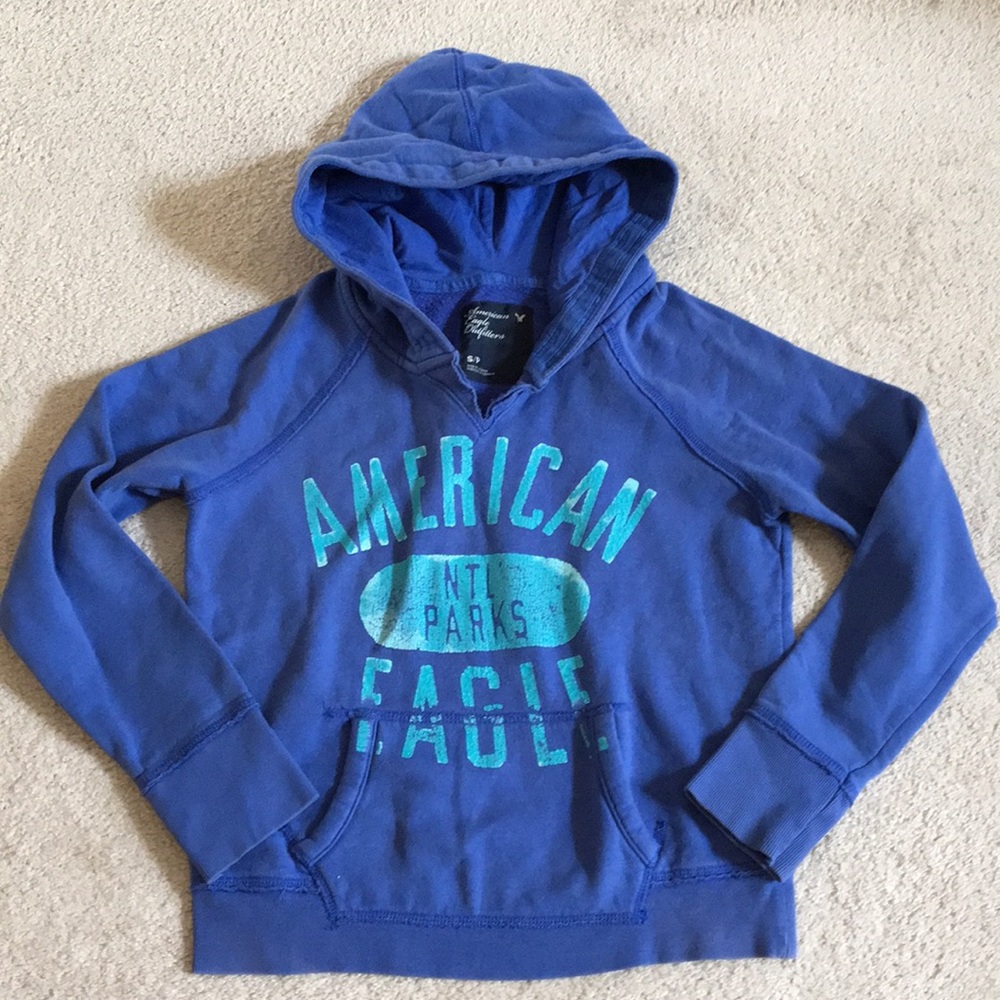 Blue American Eagle Hoodie